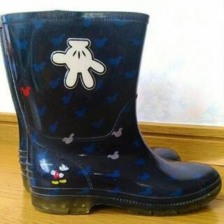 ミッキーマウス　長靴　19cm Mickey Mouse　Hawkins sportsの画像
