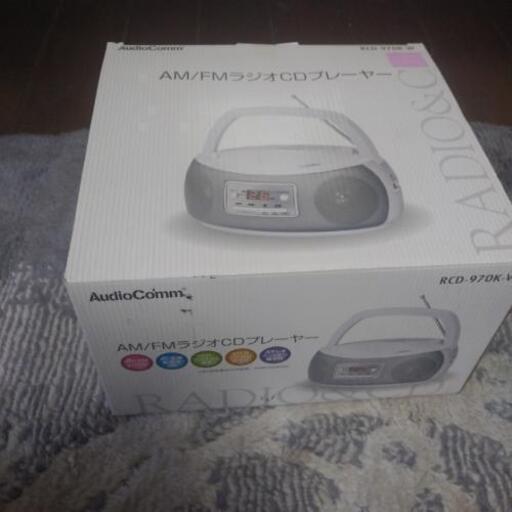 AM/FMラジオCDプレーヤー「新品未使用」