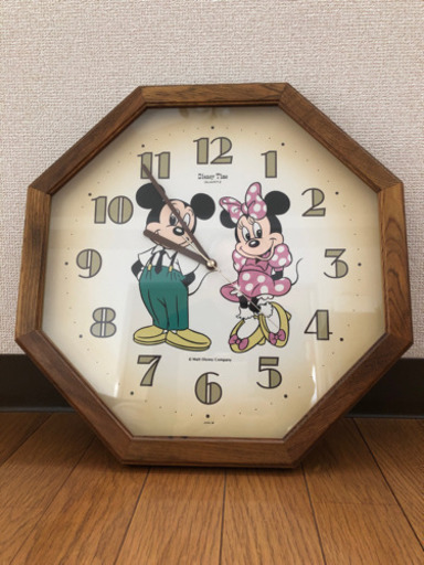 中古品　ディズニー壁掛け時計