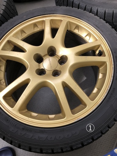 17インチ　スバル GDB インプレッサ WRX STI 純正アルミホイール＋スタッドレス４本セット