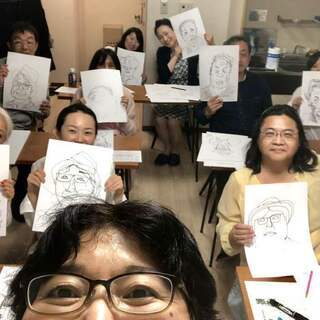 11/23「絵心がない」と思い込んでいる大人のための絵画教室【快画塾】日貫クラス　の画像