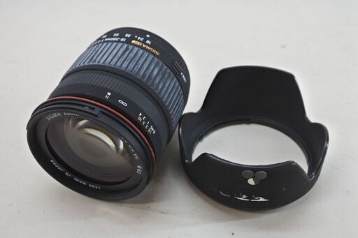ジャンク扱い★ペンタックス用 シグマ 18-200mm DCレンズ★動作未確認 ゴムパーツ劣化 現状[10360