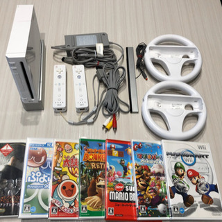 【お値下げ交渉可能】wii 本体一式＋ソフト7本セット
