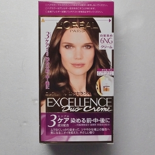ロレアル パリ エクスランス ヘアカラー クリーム 白髪染め 6NG