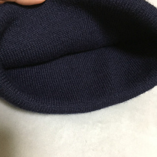 ネイビーのニット帽 ユナイテッドアローズの画像