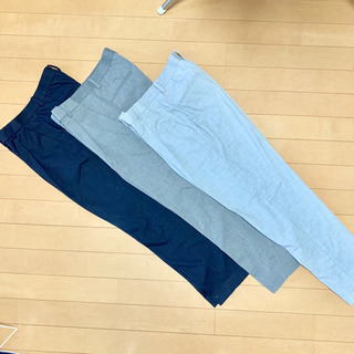 ユニクロ アンクルパンツ3色セット