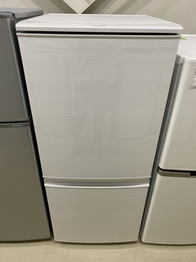 冷蔵庫 SHARP シャープ SJ-Ｄ14C-W 2017年製 2D 137L 白 中古品②