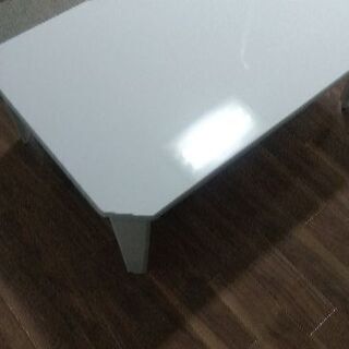 【美品】鏡面テーブル ホワイト