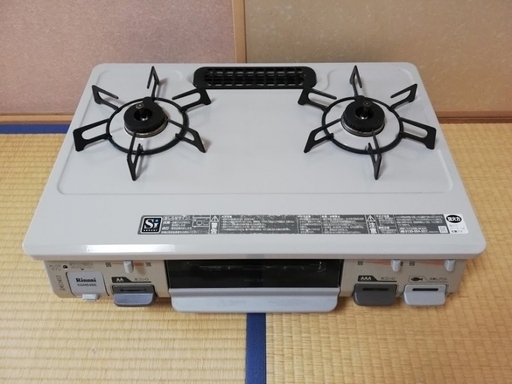 ◼️商談中◼️Rinnai ガスコンロ RT64JH-R (都市ガス）Siセンサー■ガスホースソケット付き■