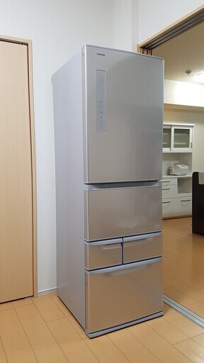 TOSHIBA GR-K41G-S 冷蔵庫 シルバー [5ドア /右開きタイプ /410L]
