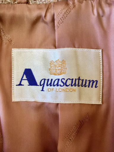 Aquascutum レディース アクアスキュータム チェック柄コート