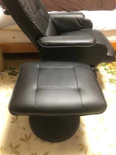 リクライニングチェア オットマン付き