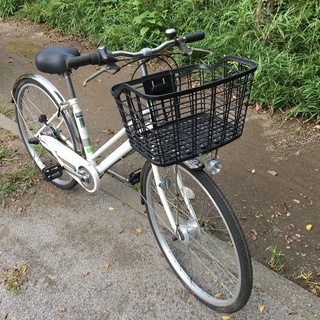 シティサイクル イオンバイク 27インチ 内装3段変速 ホワイト