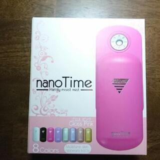 新品☆定価4,104円☆ミスト美顔器☆nanoTime