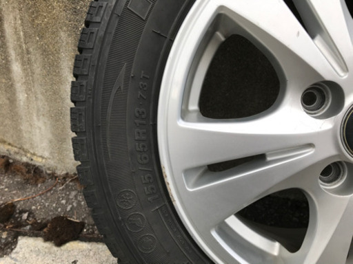 交渉中  ICE PLUS スタッドレスタイヤ 155/65R 13