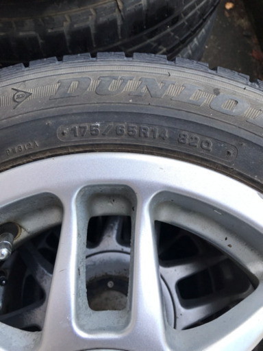 175/65R14 ホイール付き スタッドレス4本 5穴