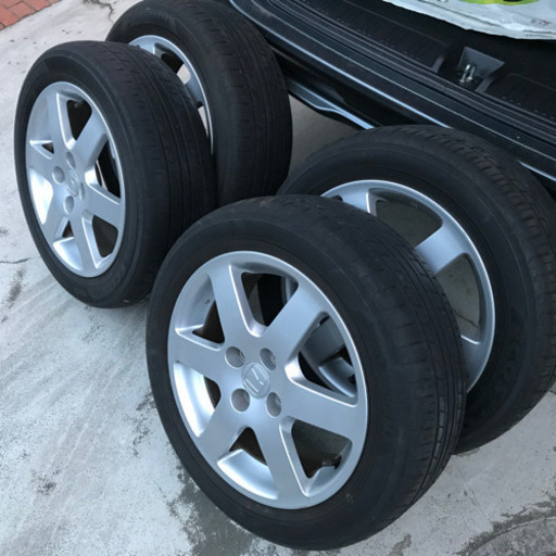 フィット 純正15インチアルミホイール 185/55R15タイヤ付