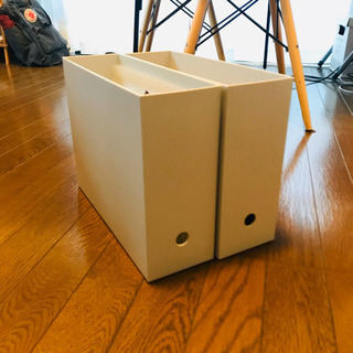 無印良品のA4サイズファイルボクス(2個)