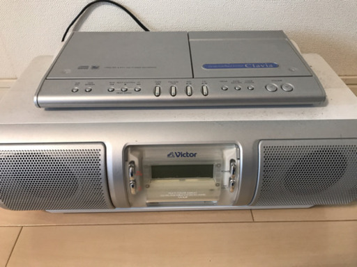 CD MD カセット　ラジオ