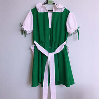 【新品未使用】メイド服風ワンピース クリスマス ハロウィン コスプレ イベント 卒業 入学 新歓  不思議の国のアリス マッドハッターの画像