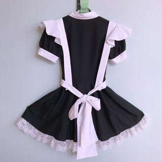 【新品未使用】メイド服 クリスマス ハロウィン コスプレ イベント 卒業 入学 新歓 ワンピースの画像
