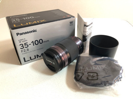 望遠ズームレンズ　LUMIX G X VARIO 35-100mm/F2.8