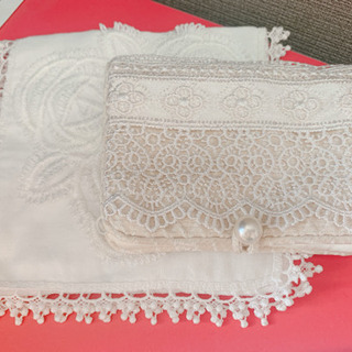 【未使用】ポシェチーフとティッシュケース