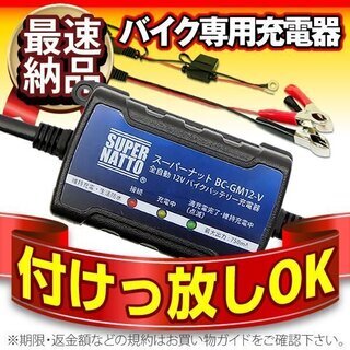 最・最終値下げ‼️【新品】全自動 12V バイクバッテリー充電器...