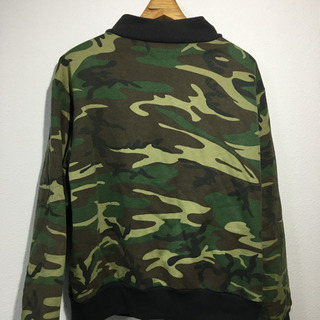 ミリタリーＭＡ１迷彩 ブルゾン　厚手L