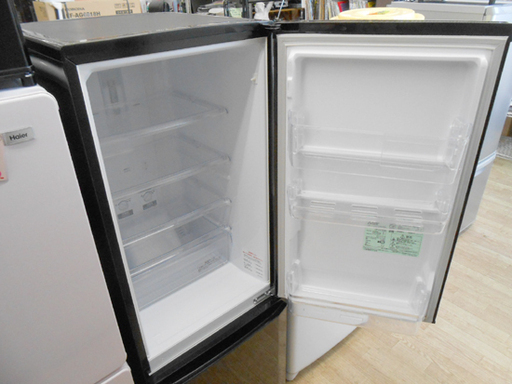 冷蔵庫 168L 2015年製 2ドア 三菱 MR-P17Y-B ブラック 100Lクラス MITSUBISHI ☆ PayPay(ペ