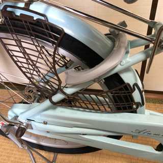 ブリヂストン　22型 自転車 アルミーユ ミニ　オパールミントAU20T 2017年/点灯虫モデルの画像