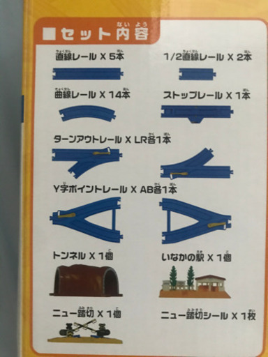 プラレール　ベーシックレールセット（車両付き）