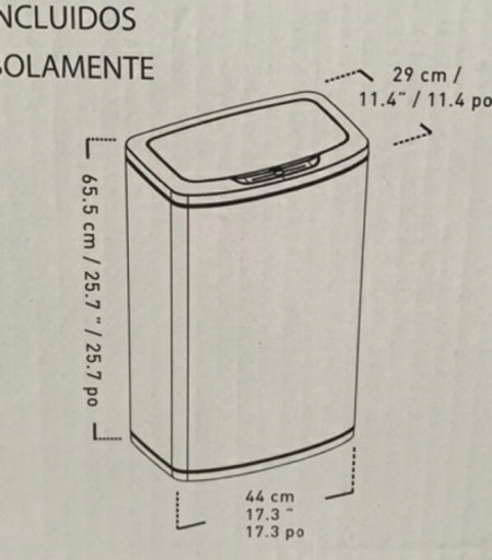☆新品未開封☆EKO センサー付き ゴミ箱 自動開閉 ステンレス 47L 大容量
