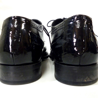 本物 EMPORIO ARMANI/エンポリオアルマーニ エナメル ドレスシューズ