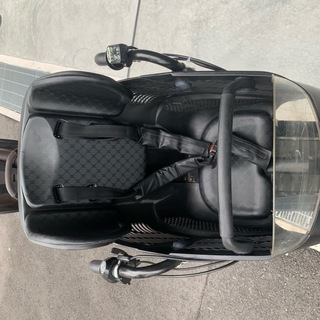 ブリヂストン アンジェリーノプティット 新基準 三人乗り 子供乗せ 紺