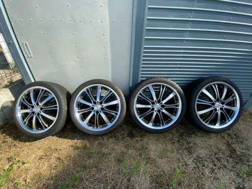 値下げ●ANHELO アネーロ 7J +53  5穴  215/40ZR18 4本●