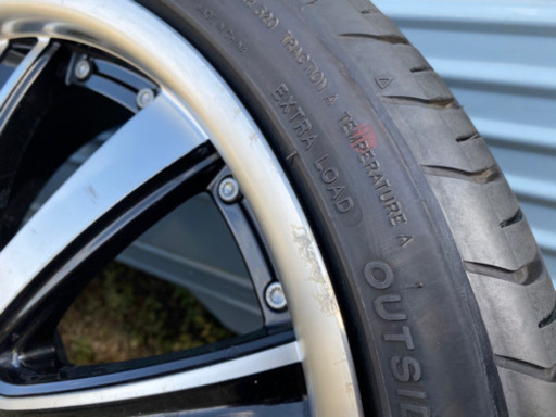 値下げ●ANHELO アネーロ 7J +53  5穴  215/40ZR18 4本●