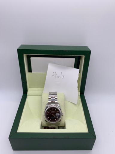 ROLEX (ロレックス) デイトジャスト/リストウォッチ ブラック デイトジャスト 116200 自動巻き ステンレススチール