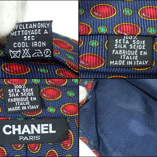 A988 CHANEL シャネル ネクタイ スーツ 冠婚葬祭 メンズ紳士雑貨の画像