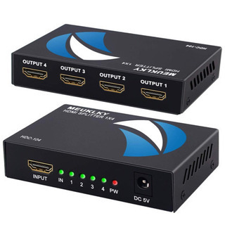 ⭐️HDMI 分配器 1入力4出力 自動切替 高解像度 1080...