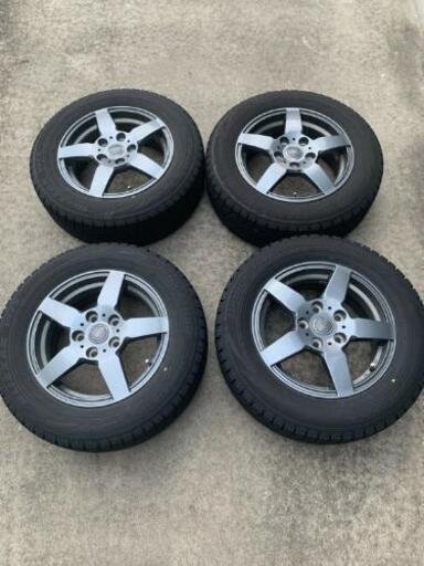 値下げしました！スタッドレスタイヤ「ブリヂストン」VRX 195/65R15 ホイール