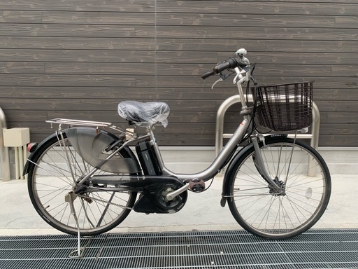 ヤマハ　パス　ナチュラ　新基準　8,9AH　子供乗せ　24インチ　シルバー　アシスタ　ビビ　神戸市　電動自転車　地域限定