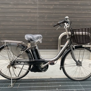 ヤマハ パス ナチュラ 新基準 8,9AH 子供乗せ 24インチ シルバー