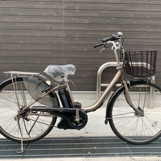 ヤマハ　パス　ナチュラ　新基準　8,1AH　子供乗せ　ゴールド　アシスタ　ビビ　神戸市　電動自転車　地域限定 