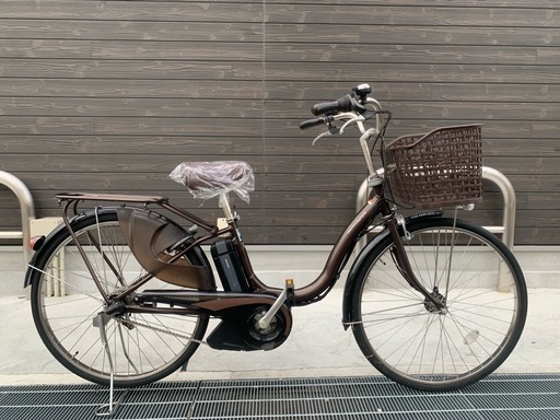 ヤマハ　パス　ナチュラ　新基準　茶　6,6AH　子供乗せ　アシスタ　ビビ　神戸市　電動自転車　地域限定