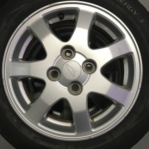 トーヨータイヤ NANOENERGY3 155/65R14 ダイハツ純正アルミホイール付4本セット 14×4.5J +45 TOYO 