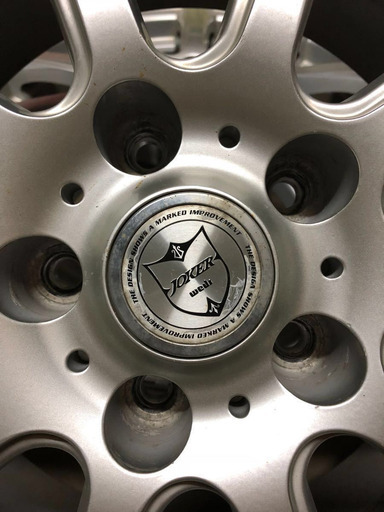 トヨタ車用アルミホイール　16インチ　エスティマで使用 WEDS JOKER 6.5J 114.3 オフセット＋40 エスティマ、アルファード、ノア、ヴォクシーなどに取付可能