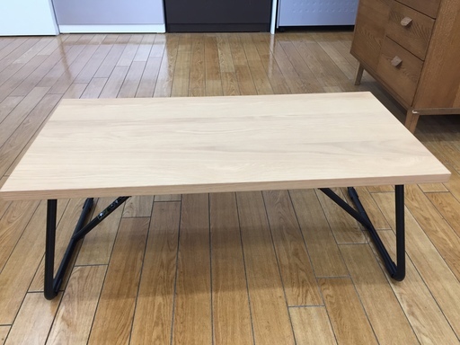 【トレファク鶴ヶ島店】無印良品 折りたたみテーブル W90cm