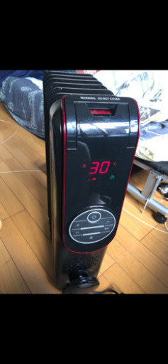 オイルヒーター　LEDパネル　タイマー付き