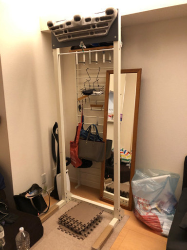 ［値下げ］フィンガーボード付き懸垂ラック（ボルダリング